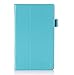 [Corner Protection] Lenovo TAB S8-50 Tablet Case Cover, FYY Premium Soft Folio Leather Case for Lenovo TAB S8-50 Tablet Cyan (With Auto Wake/Sleep Feature)