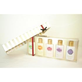 Victoria's Secret Hydrating Body Lotion 5 pc set ~ Gold Gift Box Set ~ Valentine's Day