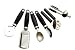 Pedrini Black & Satin 6-Piece Kitchen Gadget Set