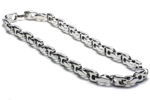 7mm Manhattan-n Titanium Necklace, 24IN