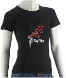Coole Fun T-Shirts BUTTERFLY SUISIDE GIRLY T-SHIRT schwarz GR.S