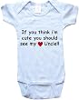 CUTE UNCLE - BigBoyMusic Baby Designs - White, Blue or Pink Onesie / Baby T-shirt