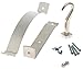 J.K. Adams 36-Inch-by-11-Inch Wall Mounted Pot Rack, 6 Hooks Included