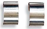 Ear Cuff Sterling Silver Plain High Polish Huggie Ear Cuff Pair Earrings