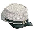 Grey Confederate Army Civil War Kepi