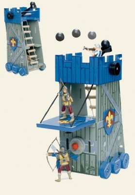 Le Van Toys TV241 Siege Tower in Blue 413RWMCfZ5L Le Van Toys TV241 Siege Tower in Blue