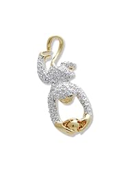 Annaleece Monkey Brooch Made with Swarovski Elements