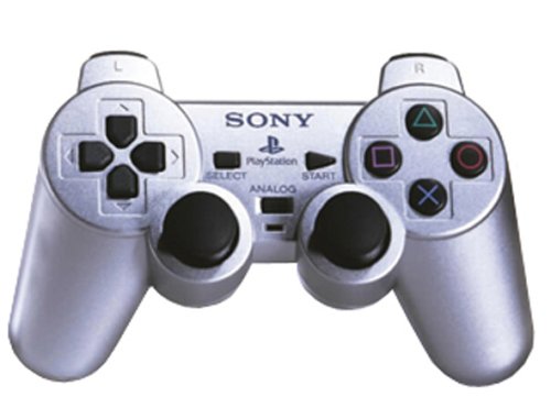 Childrens Toyshop  Third Party New : Playstation 2 - Controller Dual Shock silber