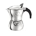 Bialetti Cuor Di Moka, 3 Cup Polished Aluminum