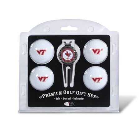 Virginia Tech Hokies Vt Ncaa 4 Team Logo Golf Ball Divot Tool Set