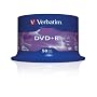 Verbatim - 50 x DVD+R - 4,7 Go - 16x - Argent mat - Spindle