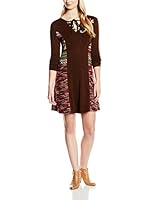 Peace & Love Vestido (Marrón)