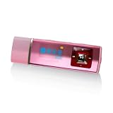 有機ELディスプレイ搭載 MP3プレーヤー 4GB (Pink) 上海問屋セレクト MP3プレーヤー