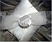 Beverly Clark Organza Bow Ring Pillow White 35b