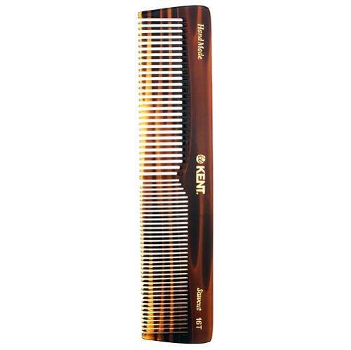 Kent The Handmade Comb - 188 mm Extra Large Coarse and Fine Toothed Comb Hair Brushes