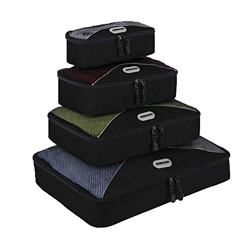 ORICSSON Travel Packing Cubes System 4pcs Weekender Set for Luggage, Suitcase