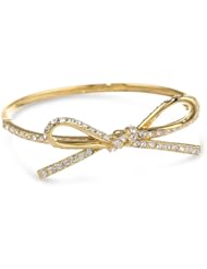 kate spade new york Skinny Mini Pave Bow Bangle Bracelet