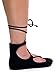 Lace Up Pointed Toe Flats - Classic Comfortable Ballet Flat - Cute Strappy Ghillie Shoe