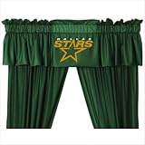 Bundle-48 Dallas Stars Drape and Valance Set (2 Pieces)