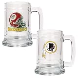 Washington Redskins Set of 2 Beer Mugs