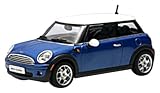 Review AutoArt 55002 / Diecast Model Mini Cooper (2006) in Lightning Blue (1:43 scale)