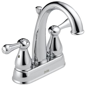 Delta Leland 25975LF Two Handle Centerset Lavatory Faucet, Chrome: Home Improvement