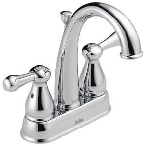 Delta Leland 25975LF Two Handle Centerset Lavatory Faucet Chrome