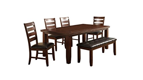 Milton Greens Stars 8840DB Alicante Butterfly Leaf Dining Table, 64 by 42 by 30-Inch, Dark Brown