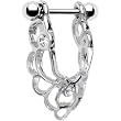 Crystalline Gem Elegant Cartilage Earring
