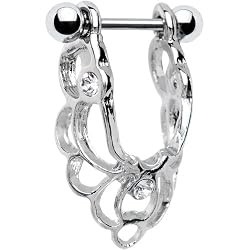 Crystalline Gem Elegant Cartilage Earring