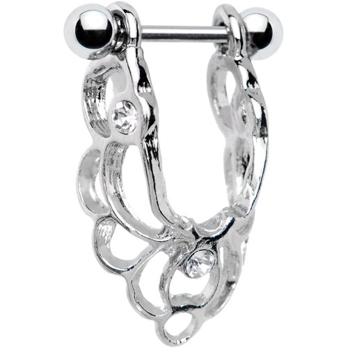 Crystalline Gem Elegant Cartilage Earring