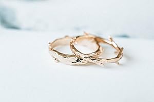rose gold r 2 set leaf knuckle rings,knuckle ring,