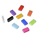 Mudder 10 Pack Silicone Fastener Ring for Garmin Vivofit Wristband Wrist Band Bracelet- Fix the Clasp Fall Off Problem - Secure Your Wristband in Style(Mixed Color)