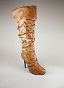 Slouchy Buckled Strap Boot