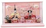 ひな人形 親王飾り ケース入 3s83236 ケース飾り 雛人形