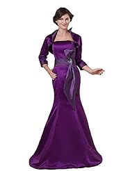 Taffeta Floor Length Mermaid Mother-of-the-Bride Dress 