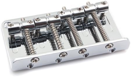 Generic Chrome Vintage 4 String Hard Tail Fixed Electric Bass Guitar Bridge