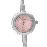 Salmon Pink Arabic Numeral European Bead Watch