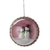 Our First Christmas  Glass Dome Christmas Ornament #965085