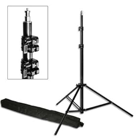 PBL LIGHT STAND PRO HEAVY DUTY 10' WITH CARRY BAG, ALL METAL LOCKING COLLARS Steve Kaeser Photographic Lighting