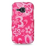 Combo Flowers Hard Case Snap On Faceplate Cover For Samsung Galaxy Indulge  ....