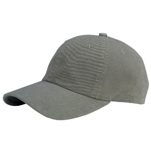 Low profile dyed cotton twill cap - olive w36s53f