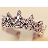 Fashion Crown Women's Transparent Rhinestone Statement Rings()(1 Pc)