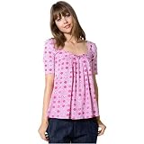 VOLCOM CARNIVAL SHORT SLEEVE TOP PURPLE M
