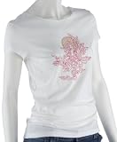 Mandala Princess T-shirt, weiß, mit Druck und Perlenstickerei