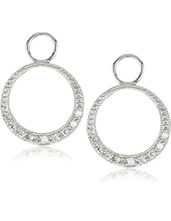 KC Designs "Charmed Life" Diamond 14k White Gold Circle Ear Charm, Small
