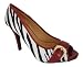 CASEY-9 ZEB HEEL 6 ZEBRA