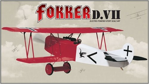 EP Fokker DVII WWI Park Flyer ARF
