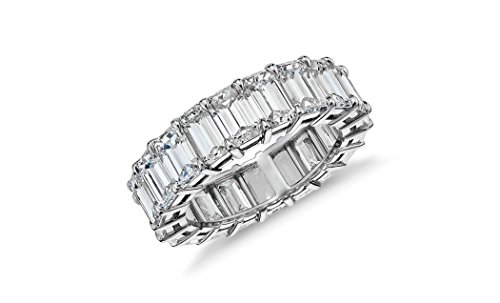 Emerald Cut Eternity Band Cz Ring - Beautifully Crafted Eternity Ring with Emerald Cut Cz Stones (7)