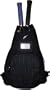 Jet Black Dot Sack Bag